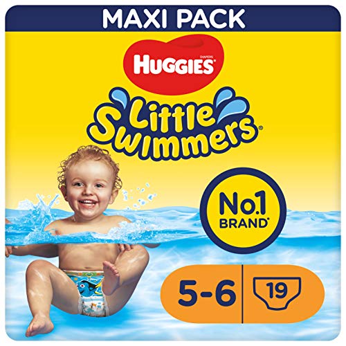 HUGGIES Little Swimmers Couches Taille 5-6 (12 à 18 kg),