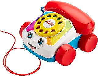 Fisher-Price Mon Téléphone mobile jouet bébé, cadran factice rotatif, pour