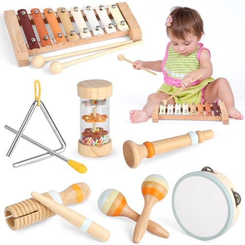 Instrument de Musique Bebe, Musique Batteries et Percussions Jouet Montessori