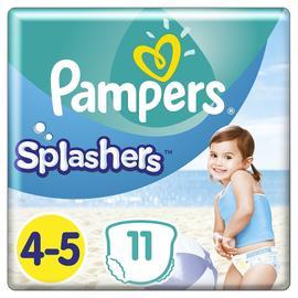 Pampers Splashers T4-5 Couches Culottes De Bain Jetables Pour Protection